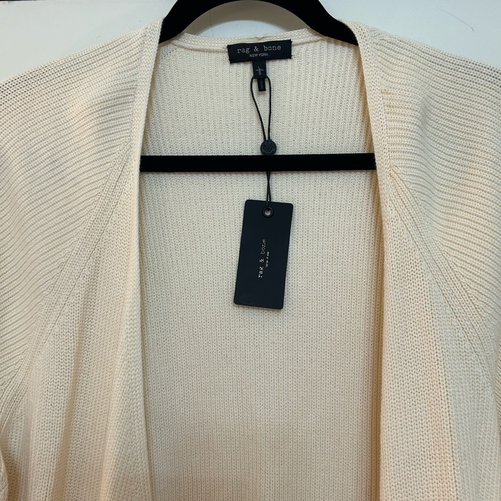 NWT Rag & Bone Amy Ribbed Cardigan - Picture 6 of 9